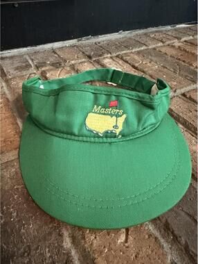 Vtg Masters Visor Golf Adjustable Official Made By American Needle Made in USA